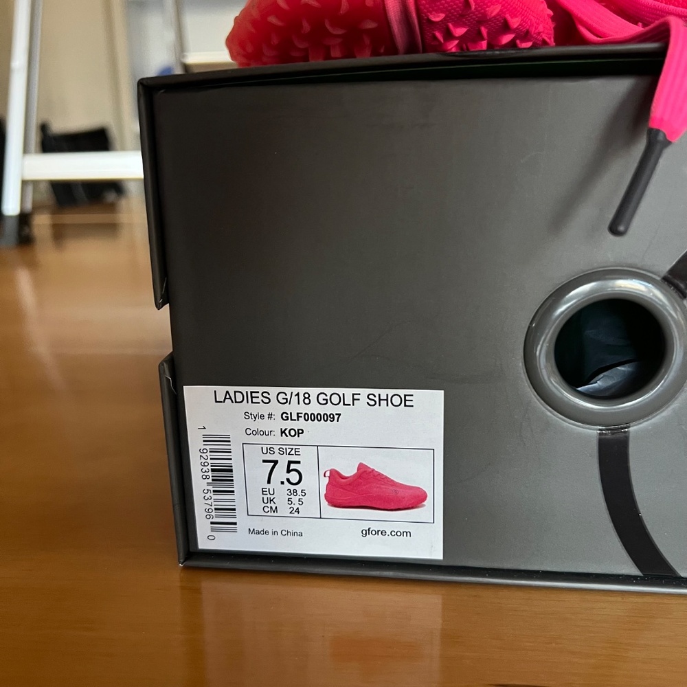 G/FORE - WOMEN'S LTD RELEASE GFore G/18 GOLF SHOE Knockout Pink - Picture 4 of 12